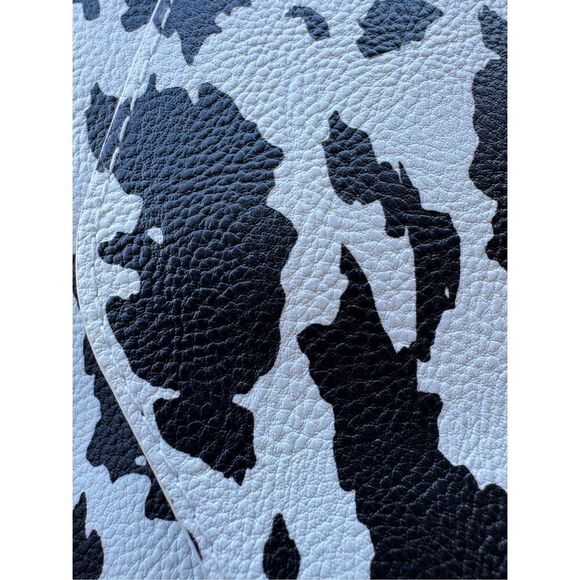 Dairy cow wallet envelope fanny pack belt black white belt women's medium - Picture 6 of 7